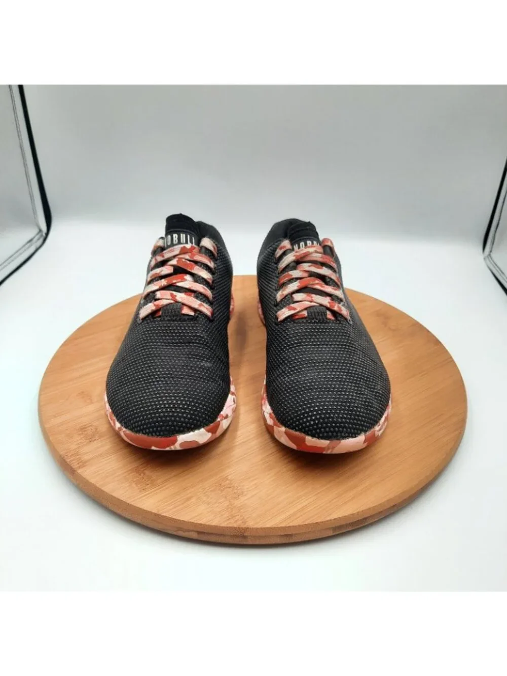 Nobull Outwork Womens Size 7.5 Shoes Wild Berry Black Gym Workout Sneakers